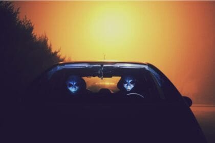 two alien inside car wallpaper