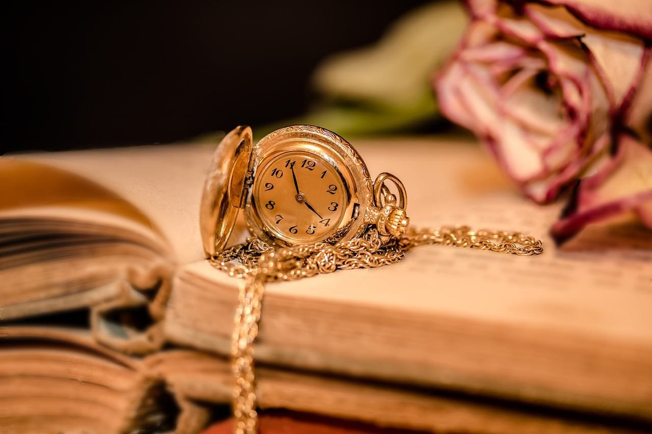 clock, ladies pocket watch, time