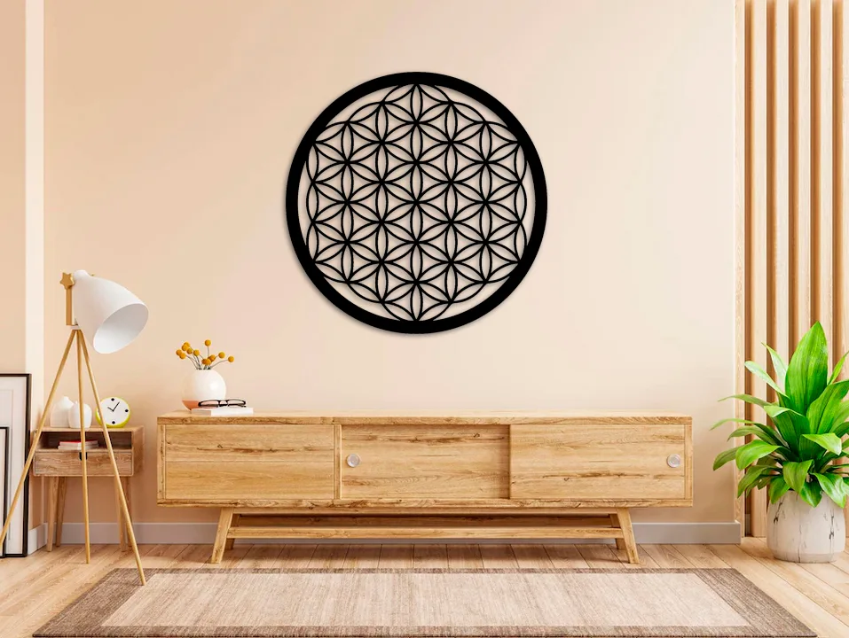 ser azul, mandala,  flor de la vida