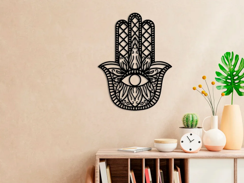 ser azul,,mandala, mano de fatima