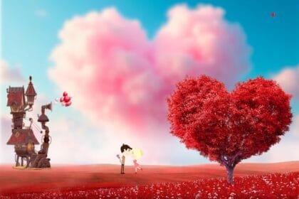 san valentin, valentine's day, love, heart, fantasy, clouds, couple, nature, lovers, together, relationship