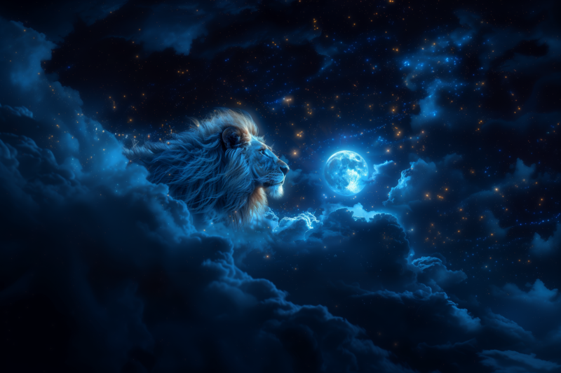Leo 2026 1 leo, leo 2026, astrology, moon, night, magic, nature, pagan, paganism, lion